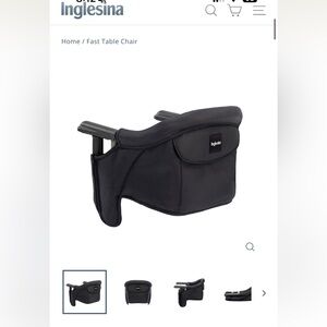 Inglesina Black Fast Table Chair